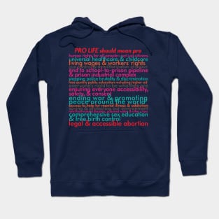 Pro Life Should Mean... Hoodie